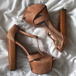 Pink Jessica Simpson platform
